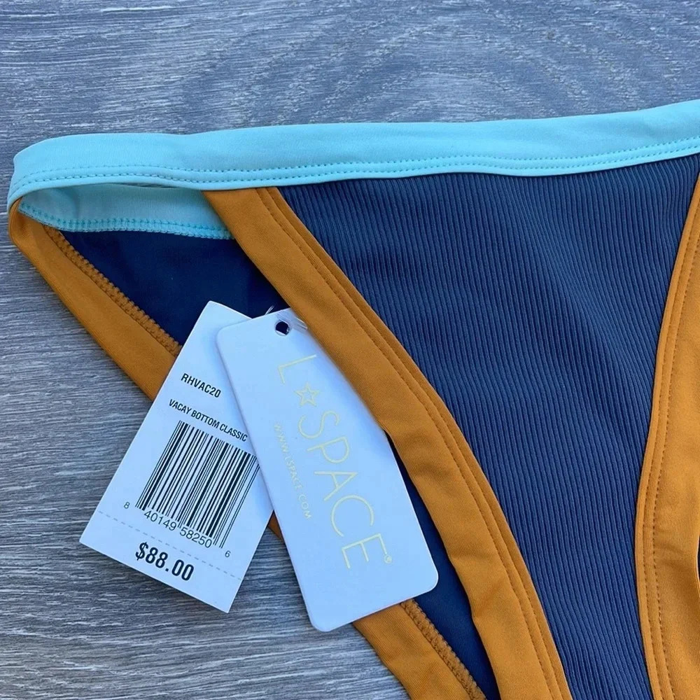 L*space Vacay Bottom Classic, slate/ink/pool color - Picture 6 of 9